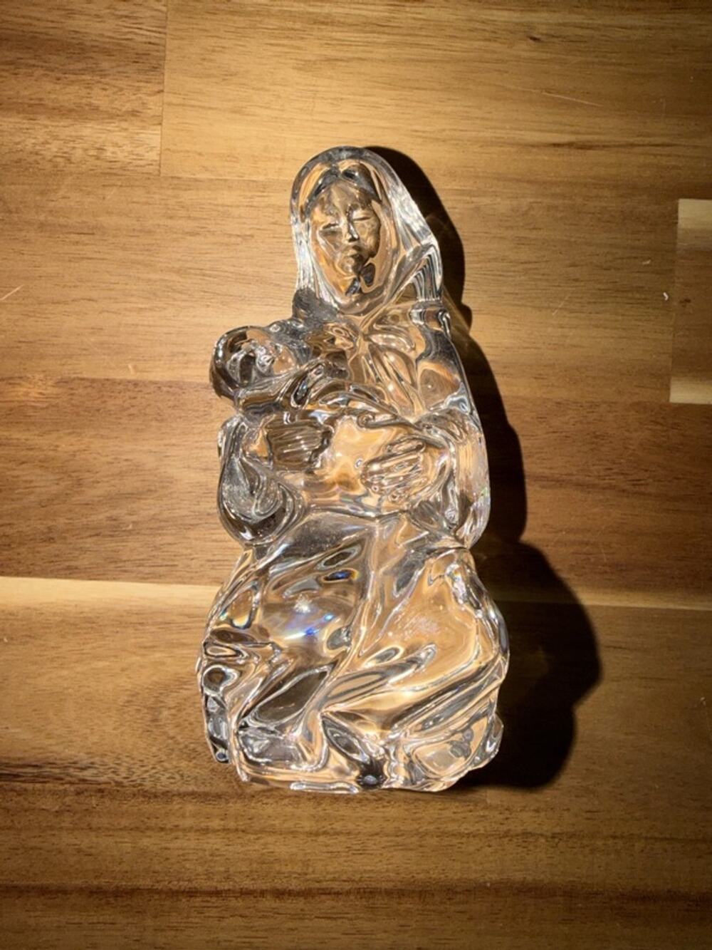 Waterford Crystal Madonna Mother and Child Figurine